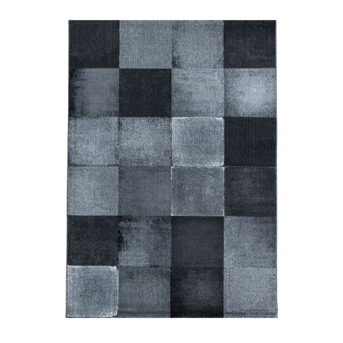 Costa Duva teppich kurzflor läufer 80x250cm schwarz