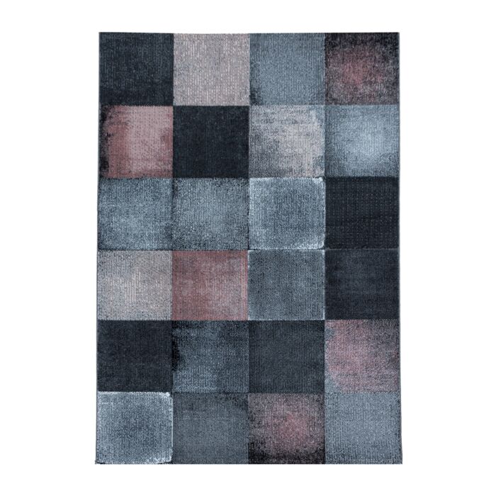 Costa Duva teppich kurzflor läufer 80x250cm rosa