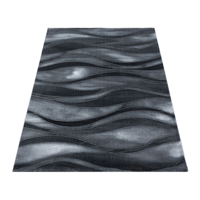 Costa Dalgy teppich kurzflor rechteckig 80x150cm schwarz