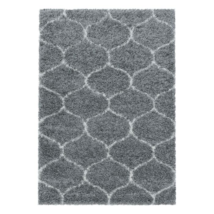 Salsa Shaggy teppich hochflor rechteckig 240x340cm grau