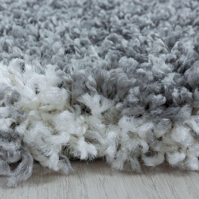 Salsa Shaggy teppich hochflor rechteckig 240x340cm grau