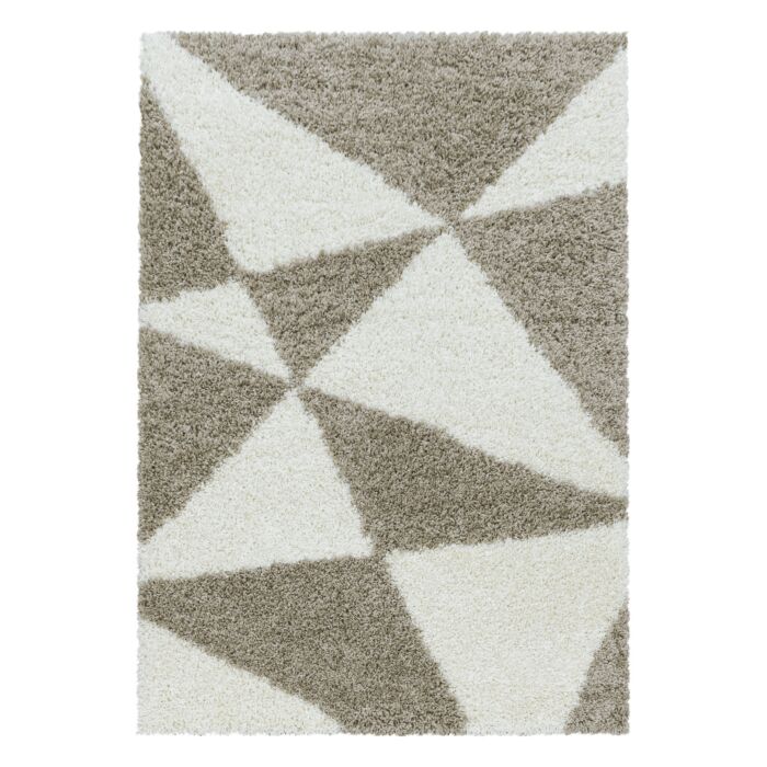 Tango Shaggy teppich hochflor rechteckig 240x340cm beige