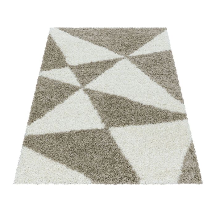 Tango Shaggy teppich hochflor rechteckig 240x340cm beige