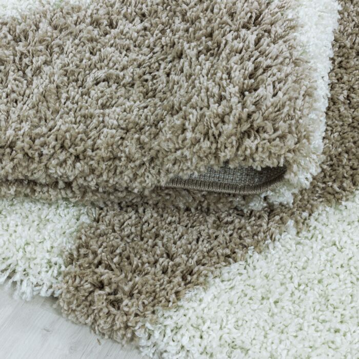 Tango Shaggy teppich hochflor rechteckig 240x340cm beige