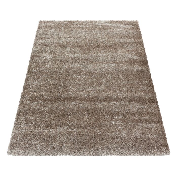 Brilliant Shaggy teppich hochflor rechteckig 160x230cm taupe