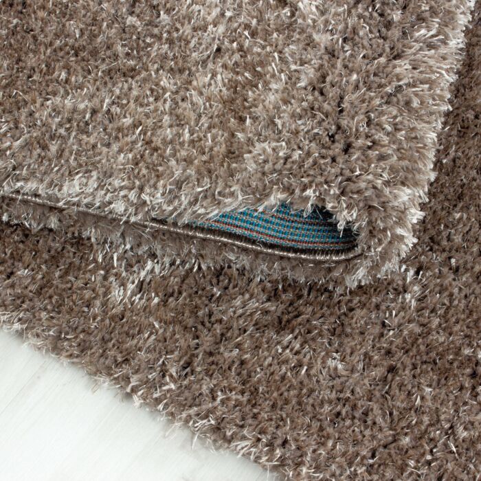 Brilliant Shaggy teppich hochflor rechteckig 160x230cm taupe