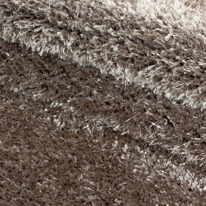 Brilliant Shaggy teppich hochflor rechteckig 160x230cm taupe