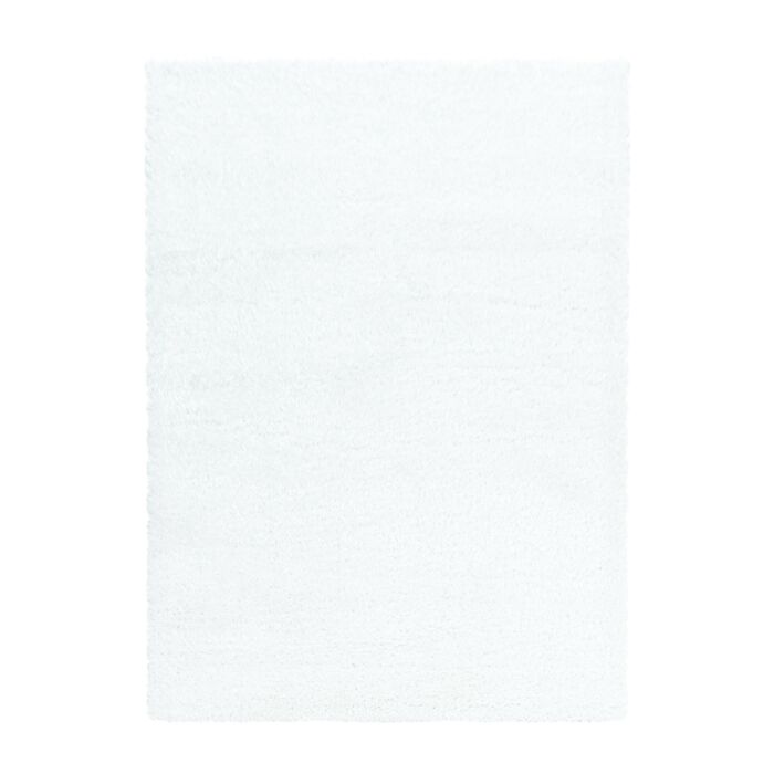 Brilliant Shaggy teppich hochflor rechteckig 280x370cm schneeweiß