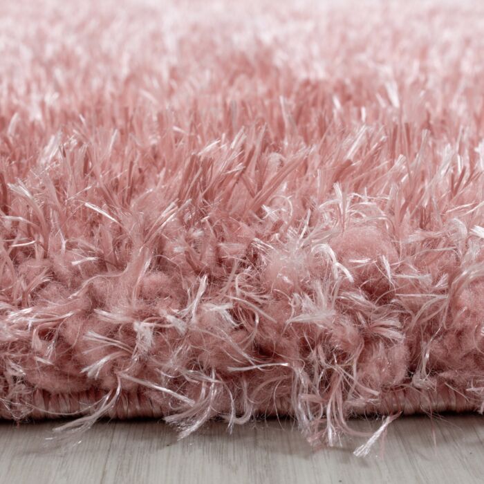Brilliant Shaggy teppich hochflor rechteckig 200x290cm rose