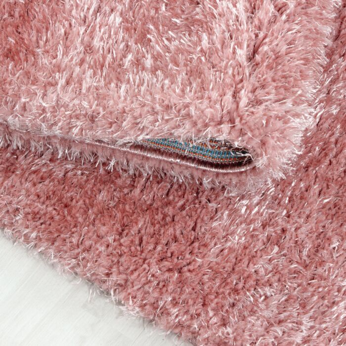 Brilliant Shaggy teppich hochflor rechteckig 200x290cm rose