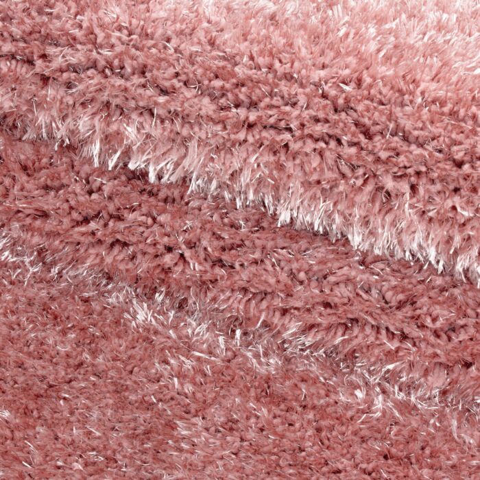Brilliant Shaggy teppich hochflor rechteckig 200x290cm rose