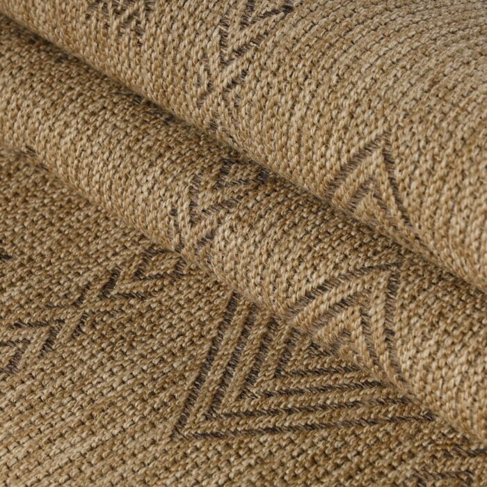 Dhaka Baita teppich indoor/outdoor rechteckig 140x200cm jute schwarz