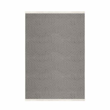 Style Veyza teppich kurzflor rechteckig 240x340cm mokka