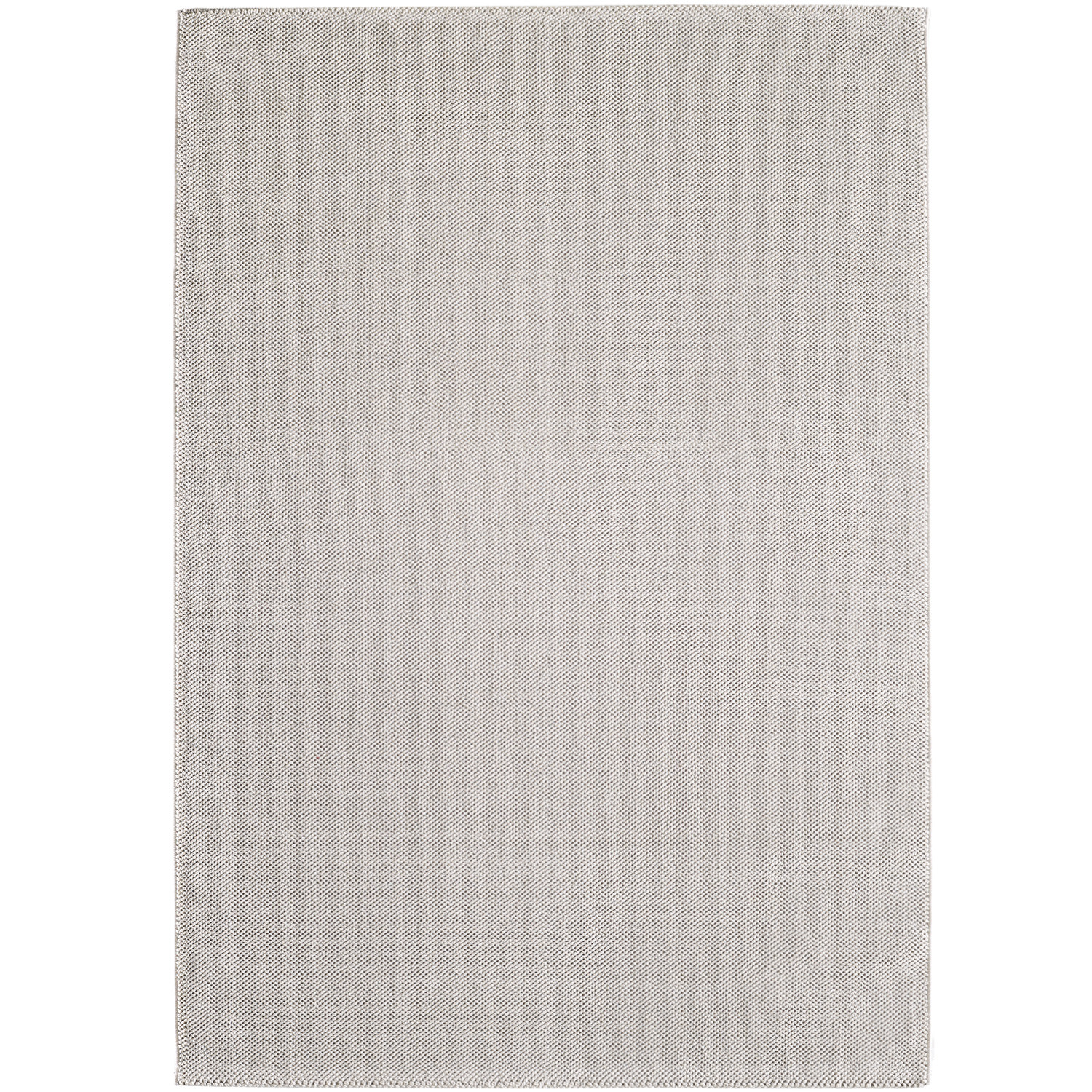 Loom teppich kurzflor rund Ø 120cm creme