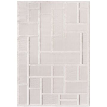 Doha Lunox teppich kurzflor läufer 80x250cm creme