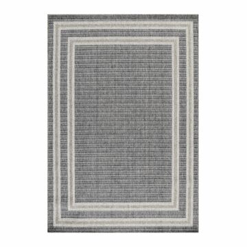 Aruba Meydan teppich indoor/outdoor flachgewebt rechteckig 120x170cm jute grau