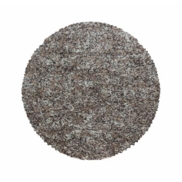 Enjoy Shaggy teppich hochflor rund Ø 200cm beige