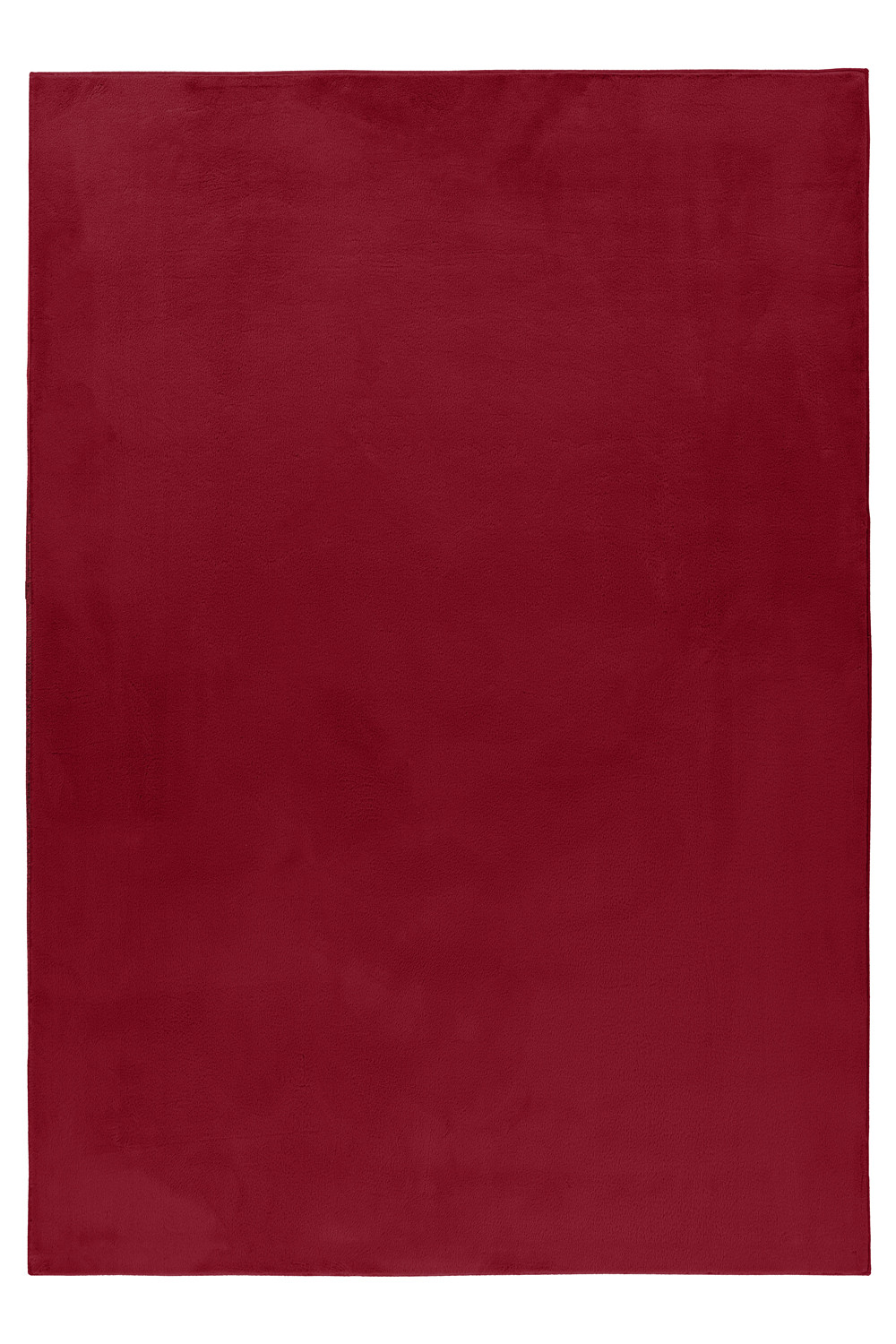 Pouffy teppich fluffy hochflor rechteckig 160x230cm rot