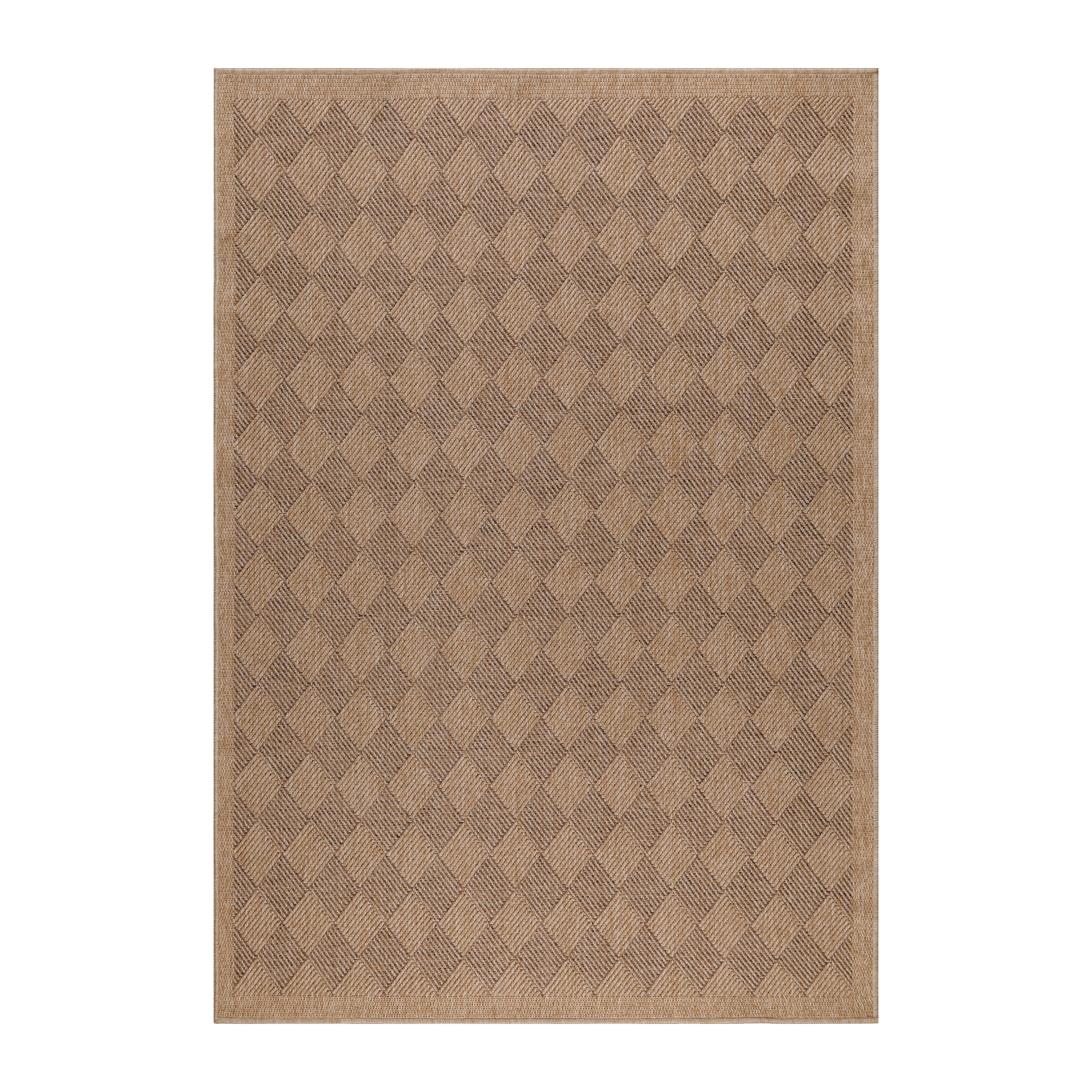 Dhaka Ricka teppich indoor/outdoor rechteckig 280x370cm jute schwarz
