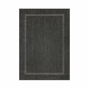 Relax Tranqua teppich indoor/outdoor läufer 60x100cm schwarz